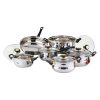 Stainless Steel Casserole Stock Pot Cooking Set