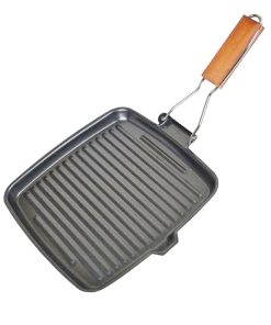 Nonstick Square Griddle Pan 24cm Grill Pan