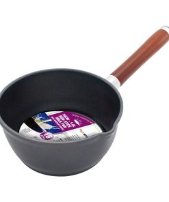 Nonstick Milk Pan Saucepan with Wooden Handle
