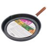 Non Stick Griddle Pan Grill Pan with Rosewood Handle in 25cm