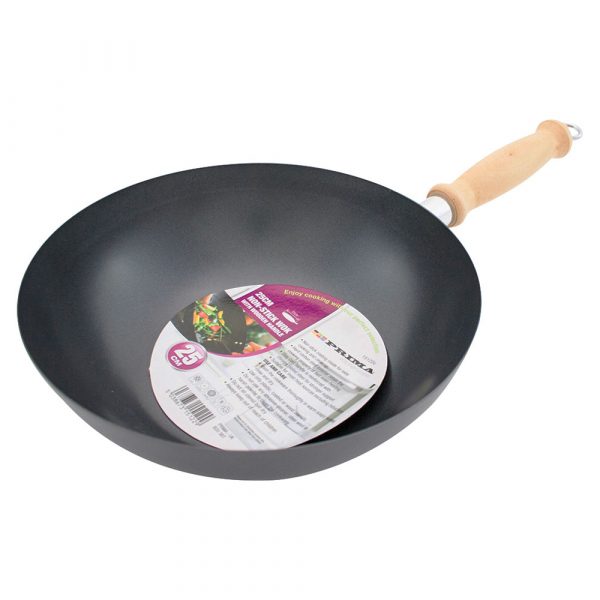 Nonstick Wok Frying Pan with Wooden handle