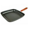 Non Stick Square Griddle Grill Fry Pan Roaswood Handle 26cm