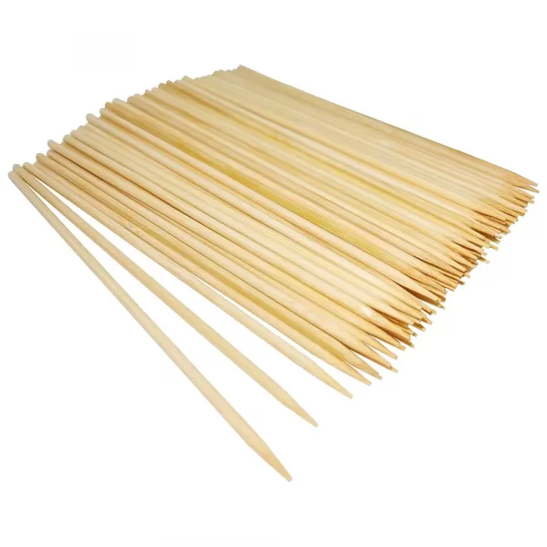 30cm Bbq Bamboo Skewers Barbecue Wooden Sticks 200pcs
