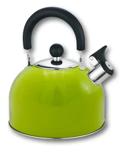 2.5L Stainless Steel Whistling Kettle Travel Coffee Tea Green Pot