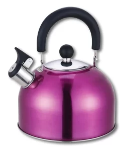 Lightweight 2.5 whistling kettle metallic pink