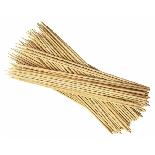 BBQ Appetizer Bamboo Skewers Wooden Cocktail Sticks 14Inch