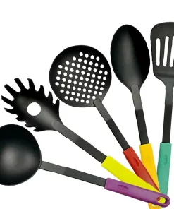5Pcs Nylon Utensils Set Non Stick Cooking Kitchen Tools Set