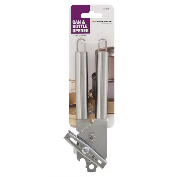 Manual Can Opener 2in1 Bottle Opener with Smooth Hand Grip