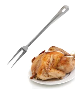 Stainless-Steel Carving Meat Fork with Prongs