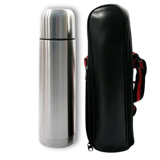 Stainless Steel Vacuum Flask 0.5L Bottle with Carrying case