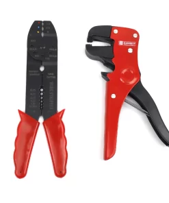 Electrical Wire Stripper Set 2Pc Wire Crimping Adjustable Tool Set